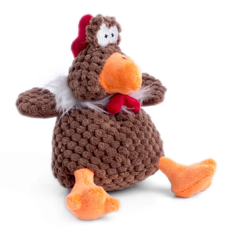 Petface Farm Yard Mini Chicken Dog Toy